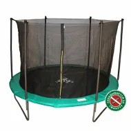 Батут DFC JUMP 12 ft складной, с сеткой green
