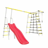 Дачный комплекс Богатырь Плюс 2 БЕЗ КАЧЕЛЕЙ Romana R 103.12.05 (белый/желтый)